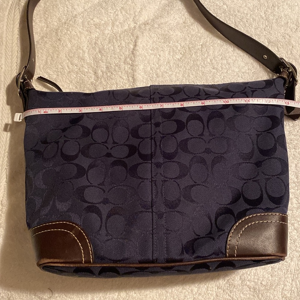 Coach Signature Shoulder Bag - Picture 9 of 12